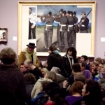 Teach-in about the raise in tuition fees, National Gallery, London, December 9, 2010