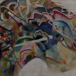 Vassily Kandinsky, Painting with White Border (Bild mit weissem Rand, May 1913),Oil on canvas, 140.3 x 200.3 cm. Solomon R. Guggenheim Museum, New York, Solomon R. Guggenheim Founding Collection