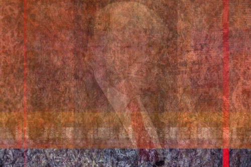 Joseph Nechvatal, Portrait of the 45th President of the United States, 11/2016 (dimensions variable) 
