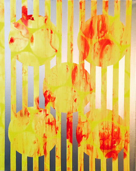 Shirley Kaneda, Untitled, 2016, 30” x 34”, acrylic on linen.